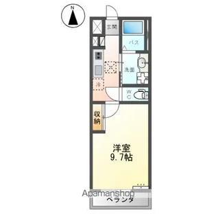エストレア【1階】の間取り
