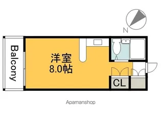 PETIT PAS祇園【504号室】の間取り