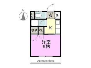 1Kの間取り画像