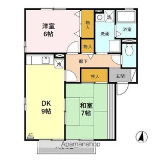 プリムローズ【1階】の間取り
