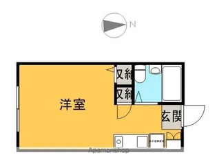 ハーベストハイム【102号室】の間取り