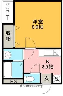 壹進荘【2階】の間取り