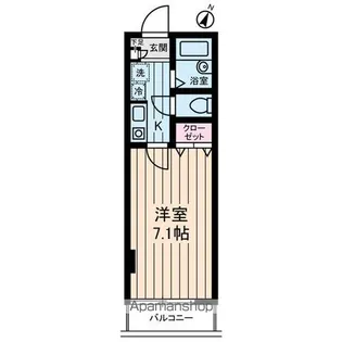 グランドール北上野【4階】の間取り
