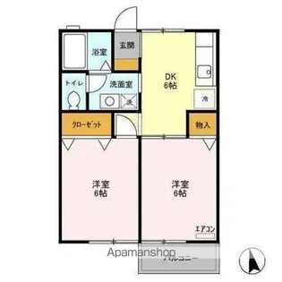 グリーンヒルズ中峠台 A【2階】の間取り
