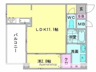 LELION KAWAKAMI【2階】の間取り