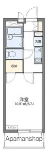 レオパレス代官町【3階】の間取り