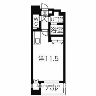 REPOSER名駅南 (ルポゼ名駅南)【605FR号室】の間取り