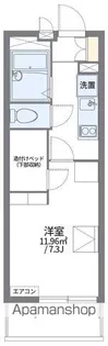レオパレスAPPROACH 1【206号室】の間取り