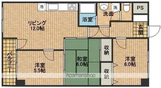 ダイヤモンド寿泉【4階】の間取り