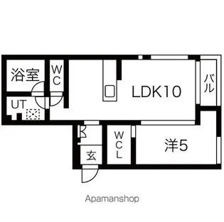 ベレオ真栄広瀬町【2階】の間取り