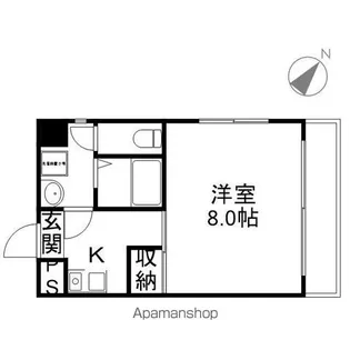 八日市桜館【5階】の間取り