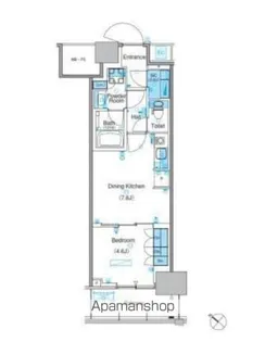 パークアクシス豊洲キャナル【13階】の間取り