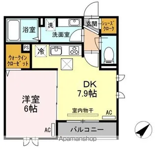 サンクレール小竹向原【1階】の間取り