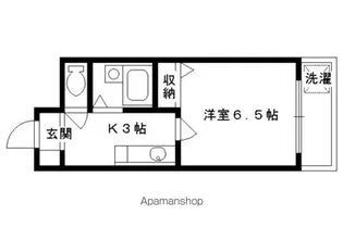 ヴィラフィオーレ【201号室】の間取り