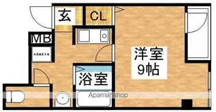 パークシティ東三国【2階】の間取り