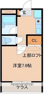 メゾン日下【203号室】の間取り