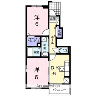 スプリングヒル【1階】の間取り