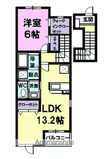 エターナル【2階】の間取り