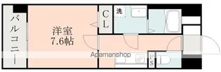 S−RESIDENCE熊本駅前【10階】の間取り
