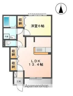 メゾン・ド・グレース【102号室】の間取り