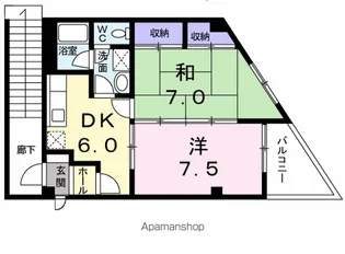 シュマンハウス【2階】の間取り