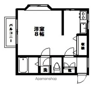 スイハープひろせ【202号室】の間取り