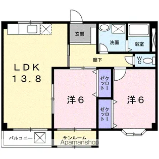 T.レックス【2階】の間取り
