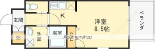 マリス京橋ARMS【2階】の間取り