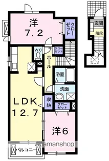 カーサ セレナⅡ【2階】の間取り
