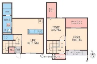 BLOOM COURT【1階】の間取り