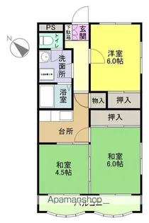 TOWNマンション【203号室】の間取り