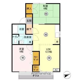 セジュール昭和【1階】の間取り