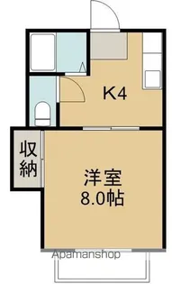 大和町ハイツ【1階】の間取り