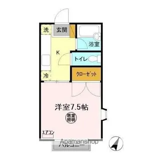 サニーヒルズ薬師台 A【1階】の間取り