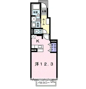 グランドソレイユ【1階】の間取り