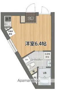 フラシア東品川【4階】の間取り
