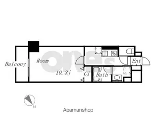 グランルクレ新栄ウエスト(旧ロイジェント新栄Ⅲ)【6階】の間取り