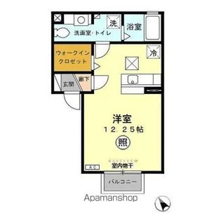 メゾン・ヴェール【1階】の間取り