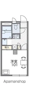レオパレスARAKI【2階】の間取り