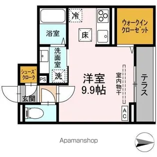 JーROOM妃 VII番館 屋代駅前【1階】の間取り