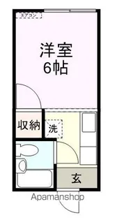 ファミール則貞【105号室】の間取り