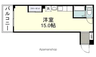 メゾン鷹匠【202号室】の間取り