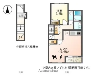 パーチェ【2階】の間取り