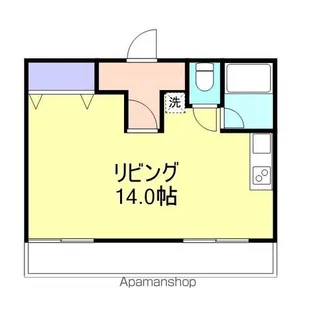 共立ハイツ【4階】の間取り