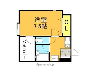 Kステーションプラザ姪浜【602号室】の間取り