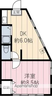 ハウス鈴一【2階】の間取り
