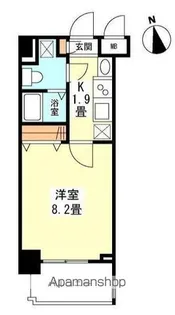 ガーラプレイス新宿御苑【5階】の間取り