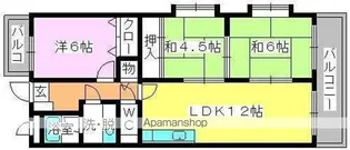 エースワン粕屋【403号室】の間取り