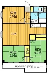 サンク開成【2階】の間取り