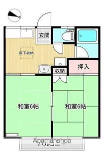 サンファン【203号室】の間取り